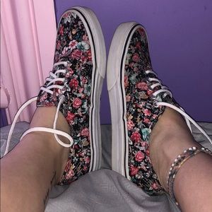 Floral vans!